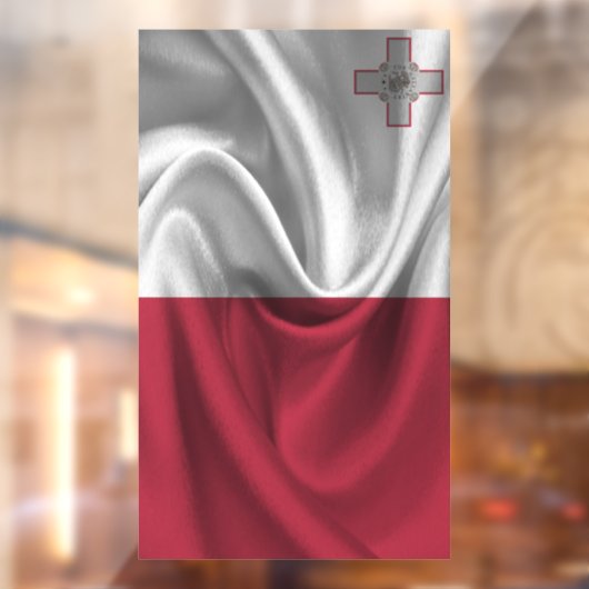 マルタの国旗 ウィンドウサイン (シート2)