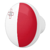 マルタの国旗 セラミックノブ (右)