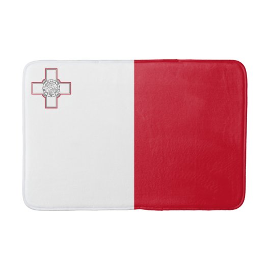 マルタの国旗 バスマット (正面)