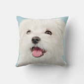 マルタの子犬の枕 クッション (裏面)