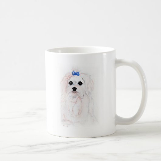 マルタの子犬 コーヒーマグカップ (右)