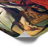 マルタの家のキリストとベタニーのマリア ポスター (角)