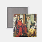 マルタの家のキリストとベタニーのマリア マグネット (正面/裏面)