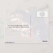 マルタの家のキリストbyヨハネス・フェルメール ポストカード (裏面)