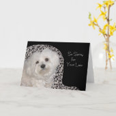 マルタの悔やみや弔慰カード-中ブランク カード (黄色い花)