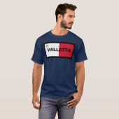 マルタの旗のバレッタ・シティ フレンズ Tシャツ (正面フル)