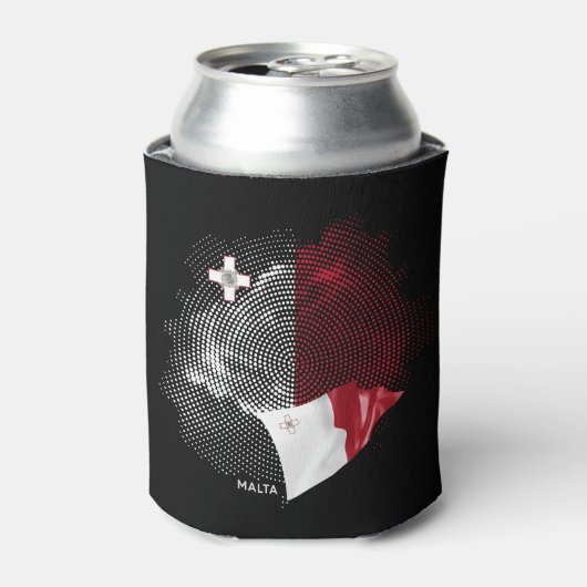マルタの旗 缶クーラー (缶正面)