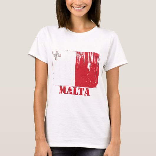 マルタの旗 Tシャツ (正面)