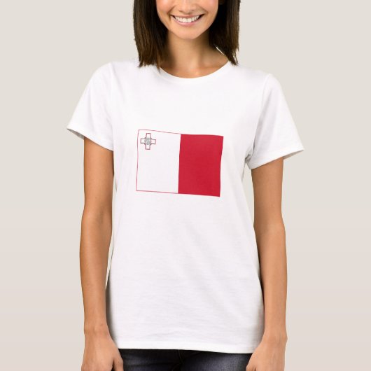 マルタの旗 Tシャツ (正面)