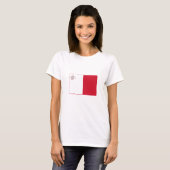マルタの旗 Tシャツ (正面フル)
