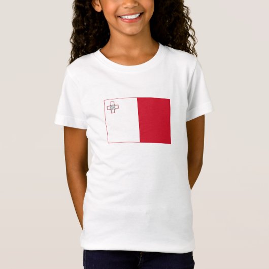 マルタの旗 Tシャツ (正面)