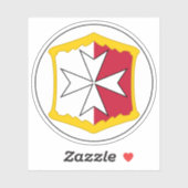 マルタの植民地時代のバッジ（1875年～1898年） シール (シート)