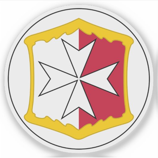 マルタの植民地時代のバッジ（1875年～1898年） シール (正面)