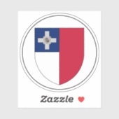 マルタの植民地時代のバッジ（1943年～1964年） シール (シート)