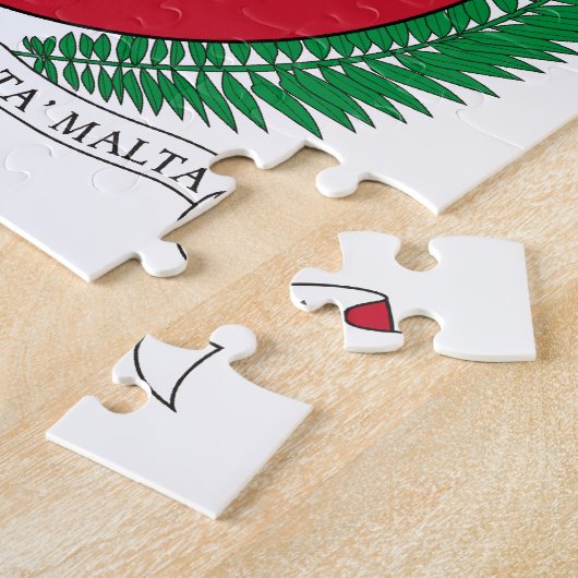 マルタの紋章付き外衣 ジグソーパズル (側面)