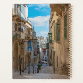 マルタの赤いヴィンテージメールボックス プランナー手帳 (裏面)