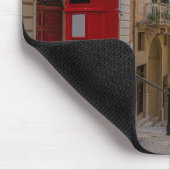 マルタの赤いヴィンテージメールボックス マウスパッド (コーナー)