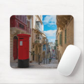 マルタの赤いヴィンテージメールボックス マウスパッド (マウス)