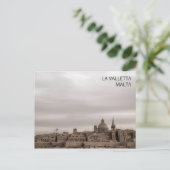 マルタの首都ラ・バレッタの景勝地 ポストカード (スタンド正面)