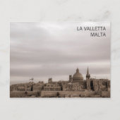 マルタの首都ラ・バレッタの景勝地 ポストカード (正面)
