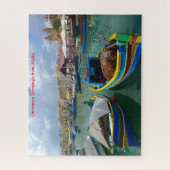 マルタの魚釣りボート。ジグソーパズル ジグソーパズル (縦)