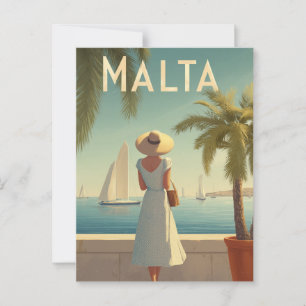 マルタの1950年代ヴィンテージ ポストカード