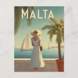 マルタの1950年代ヴィンテージ ポストカード