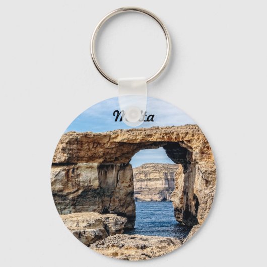 マルタのAzure Window キーホルダー (正面)