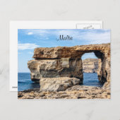 マルタのAzure Window ポストカード (正面/裏面)