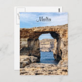 マルタのAzure Window ポストカード (正面/裏面)