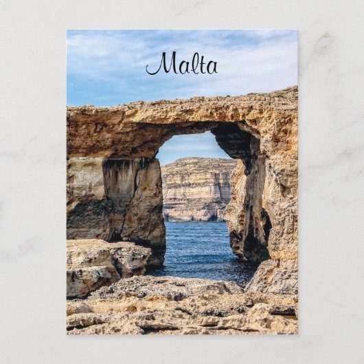 マルタのAzure Window ポストカード (正面)