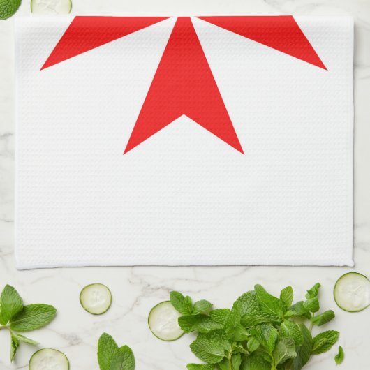 マルタのtemplar騎士赤十字の宗教の記号 キッチンタオル (折り畳み)