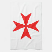 マルタのtemplar騎士赤十字の宗教の記号 キッチンタオル (縦)