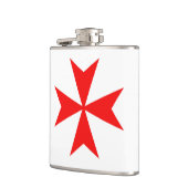 マルタのtemplar騎士赤十字の宗教の記号 フラスク (左)