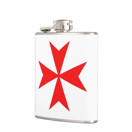 マルタのtemplar騎士赤十字の宗教の記号 フラスク (左)