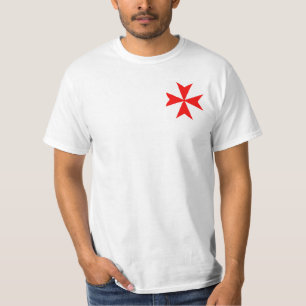 マルタのtemplar騎士赤十字の宗教の記号 tシャツ
