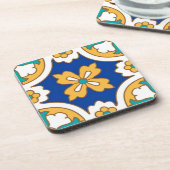 マルタクラシックデザインタイル懸命プラスチックコースター コースター (左側)