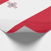 マルタシール付き赤白 ラッピングペーパー (角)