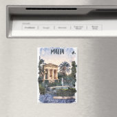 マルタスタイリッシュヴィン地中海のテージ旅行 マグネット (インサイチュ (食洗機))