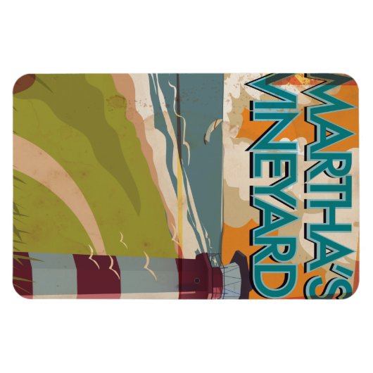 マルタスヴィネヤードヴィンテージ旅行ポスター マグネット (横)