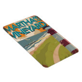 マルタスヴィネヤードヴィンテージ旅行ポスター マグネット (右側)