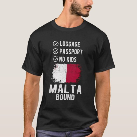 マルタスーベリートラベルバケーションマルタ Tシャツ (正面)