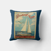 マルタズヴィンヤードシルボートヴィンテージトラベル クッション (裏面)