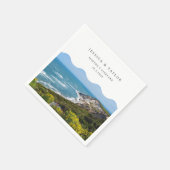 マルタズヴィンヤードズ結婚カクテルカスタムナプキンス スタンダードカクテルナプキン (角)