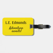 マルタダブル魚釣りボートラッキーアイ ラゲッジタグ (裏面横)