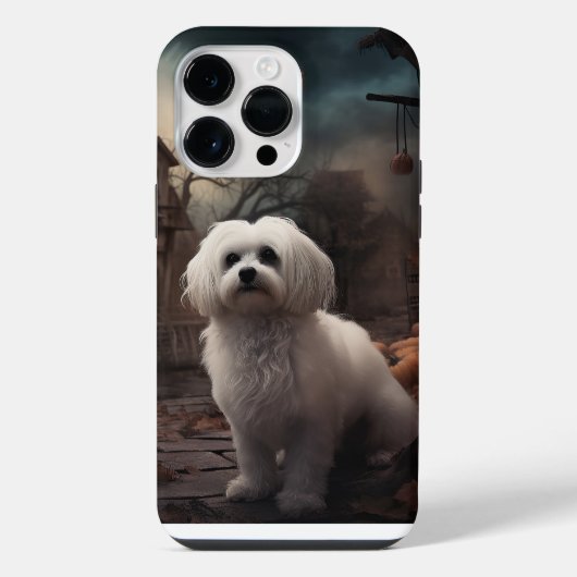 マルタハロウィーンおばけ iPhoneケース (裏面)