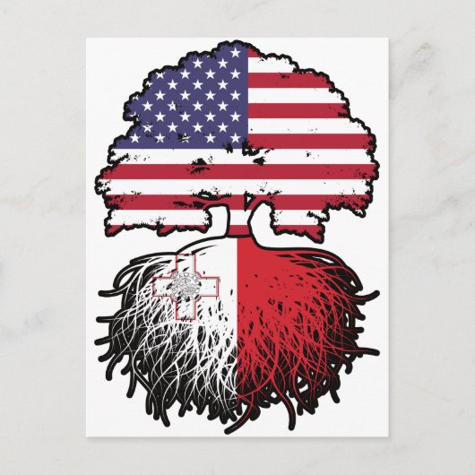 マルタマルチーズアメリカ合衆国統一された州アメリカ ポストカード (正面)