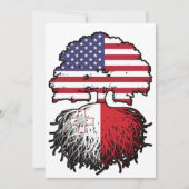 マルタマルチーズアメリカ合衆国統一された州アメリカ 招待状 (正面)