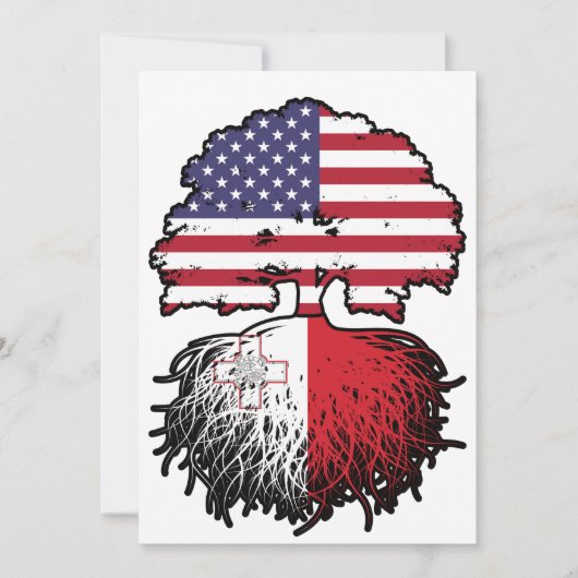 マルタマルチーズアメリカ合衆国統一された州アメリカ 招待状 (正面)