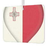 マルタマルチーズ国旗 カーエアーフレッシュナー (左)
